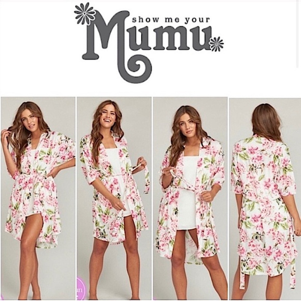 🆕 Show Me Your MuMu Garden of Blooms Brie Robe Sz O/S